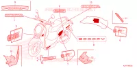 AUTOCOLLANTS pour Honda SCOOPY 110 CLUB 12 de 2021