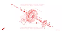 ROUE AVANT pour Honda SCOOPY 110 CLUB 12 de 2022