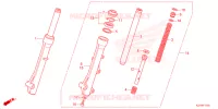 FOURCHE pour Honda SCOOPY 110 CLUB 12 de 2022