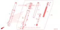 FOURCHE pour Honda SCOOPY 110 de 2022