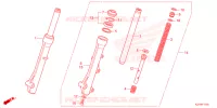 FOURCHE pour Honda SCOOPY 110 URBAN de 2023