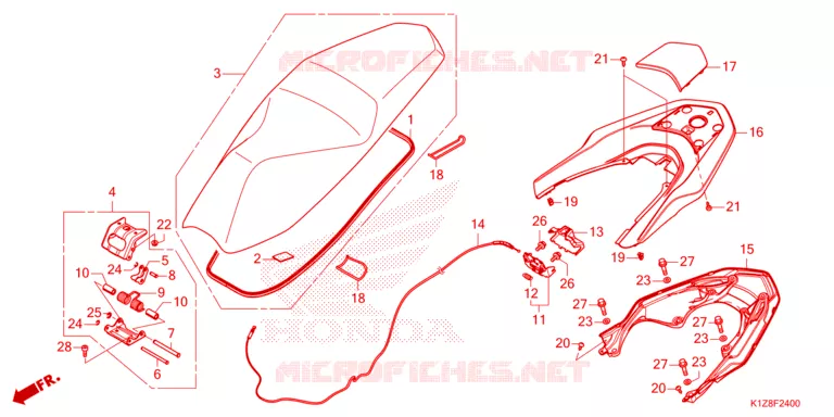 SELLE Honda SCOOTER 160 PCX 2021  WW160M
