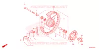 ROUE AVANT pour Honda SCOOPY 110 URBAN de 2024