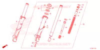 FOURCHE pour Honda PCX 160 de 2023