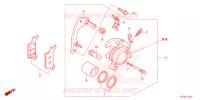 ETRIER DE FREIN AVANT pour Honda SCOOPY 110 CLUB 12 de 2024