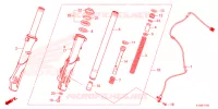 FOURCHE pour Honda PCX 160 ABS de 2024