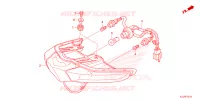 FEUX ARRIERE pour Honda WAVE 110 Front brake disk, Electric start, Casted wheels 3TH de 2024