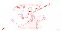 PEDALE   KICK pour Honda WAVE 110 Front brake disk, Electric start, Casted wheels 3TH de 2024