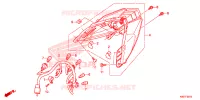 FEUX ARRIERE pour Honda CLICK 125 I Idling Stop Spoked Wheels de 2017