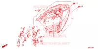 FEUX ARRIERE pour Honda CLICK 125 I Idling Stop Casted Wheels de 2019