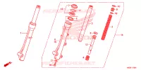 FOURCHE pour Honda CLICK 125 I Idling Stop Casted Wheels de 2019