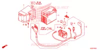 BATTERIE pour Honda CLICK 125 I Idling Stop Casted Wheels de 2017