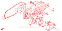 COUVERCLE GAUCHE pour Honda CLICK 125 I Idling Stop Casted Wheels de 2017