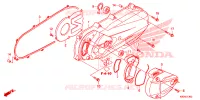 COUVERCLE GAUCHE pour Honda CLICK 125 I Idling Stop Casted Wheels de 2020