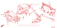 GUIDON   CARENAGE pour Honda CLICK 125 I Idling Stop Casted Wheels de 2020