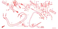 LEVIER DE GUIDON   CABLE   COMMODO pour Honda CLICK 125 I Idling Stop Casted Wheels de 2020