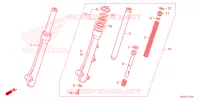 FOURCHE pour Honda CLICK 125 de 2023