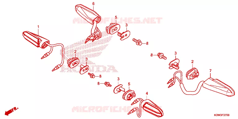 CLIGNOTANT Honda SCOOTER 150 ADV 2020  ADV150AL