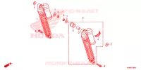 AMORTISSEUR ARRIERE pour Honda ADV 150 ABS de 2021