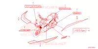 AUTOCOLLANTS pour Honda ADV 150 ABS de 2021