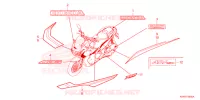 AUTOCOLLANTS pour Honda ADV 150 ABS de 2021