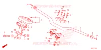 GUIDON   CARENAGE pour Honda ADV 160 ABS de 2024