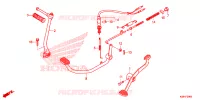 PEDALE   KICK pour Honda WAVE 110 Front brake drum, Kick start, Spoked wheels de 2020