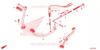 PEDALE   KICK pour Honda WAVE 110 Front brake disk, Kick start, Spoked wheels de 2019