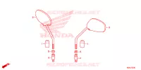 RETROVISEUR pour Honda WAVE 110 Front brake disk, Kick start, Spoked wheels de 2019