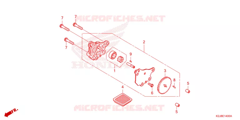 POMPE A HUILE Honda MOTO 110 WAVE 2021  AFS110MCFM