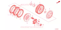 EMBRAYAGE pour Honda WAVE 110 Front brake disk, Electric start, Casted wheels de 2022