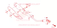 SILENCIEUX D'ECHAPPEMENT pour Honda WAVE 110 Front brake disk, Electric start, Casted wheels de 2022