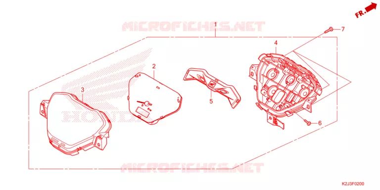 COMPTEUR Honda MOTO 110 WAVE 2023  AFS110MCFN