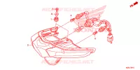 FEUX ARRIERE pour Honda WAVE 110 Front brake disk, Electric start, Spoked wheels de 2019