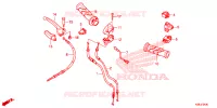 LEVIER DE GUIDON   CABLE   COMMODO pour Honda WAVE 110 Front brake disk, Electric start, Spoked wheels de 2019