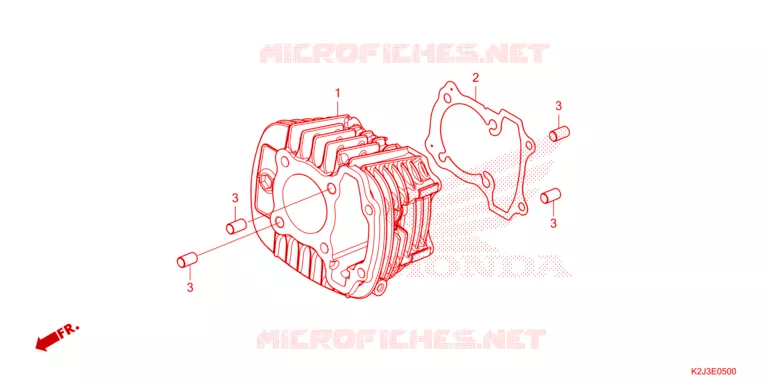 CYLINDRE Honda MOTO 110 WAVE 2021  AFS110MSFM
