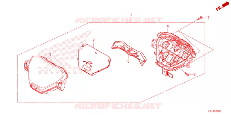 COMPTEUR Honda MOTO 110 WAVE 2024  AFS110MSFR