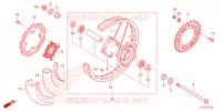ROUE ARRIERE pour Honda CRF 300 L de 2024