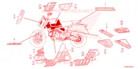 AUTOCOLLANTS pour Honda MSX GROM 125 de 2021