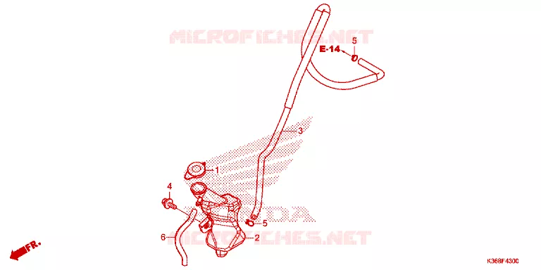 VASE D'EXPANSION Honda SCOOTER 150 PCX 2017  WW150H_TH