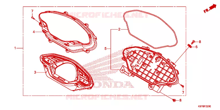 COMPTEUR Honda SCOOTER 150 PCX 2020  WW150K