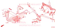 GUIDON   CARENAGE pour Honda CLICK 150 de 2018