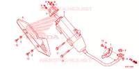 SILENCIEUX D'ECHAPPEMENT pour Honda CLICK 150 de 2018