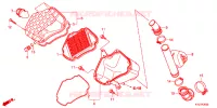 FILTRE A AIR pour Honda WAVE 125 Electric start, Spoked wheels de 2012