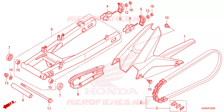 BRAS OSCILLANT Honda MOTO 150 CBR 2021  CBR150RAM