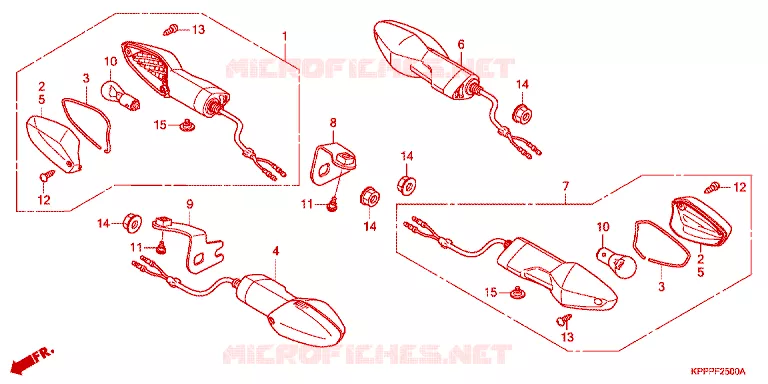 CLIGNOTANT Honda MOTO 150 CBR 2012  CBR150RC