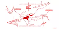 AUTOCOLLANTS pour Honda CBR 150 R de 2013