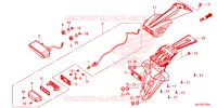 FEU ARRIERE pour Honda CBR 650 F ABS de 2017