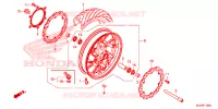 ROUE AVANT pour Honda CBR 650 F ABS de 2018