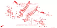 REPOSE PIED pour Honda MSX GROM 125 de 2024